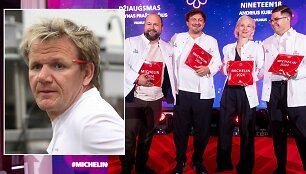 &bdquo;Michelin&ldquo; žvaigžde įvertinti &scaron;efai, Gordonas Ramsay