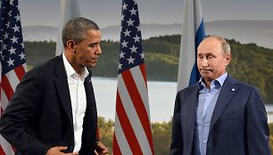 Barackas Obama ir Vladimiras Putinas