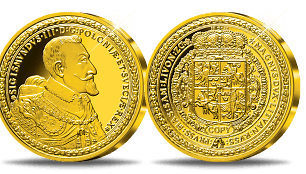 100 dukatų monetos replika