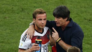 Joachimas Loewas ir Mario Goetze