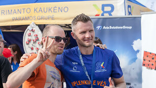 Rimantas Kaukėnas (de&scaron;inėje)