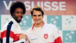 Gaelis Monfilsas ir Rogeris Federeris