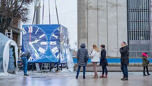 Laiką iki Naujųjų Alytuje skaičiuos naujas Rotu&scaron;ės bok&scaron;to laikrodis