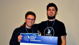Metų pradžioje Julius Pauliukevičius ir Simas Jaskutėlis laimėjo Hyundai Brilliant Young Entrepeneurs konkursą