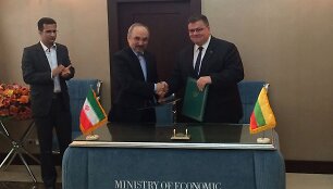 Pasira&scaron;ytas Lietuvos ir Irano tarpvyriausybinis ekonominio bendradarbiavimo susitarimas.