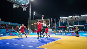Europos žaidynės. Krep&scaron;inis 3x3. Lietuva &ndash; Serbija