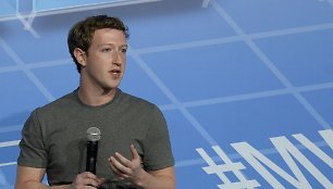 Markas Zuckerbergas technologijų parodoje MWC 2014