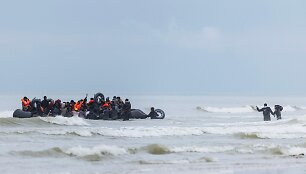 Migrantai / SAMEER AL-DOUMY / AFP