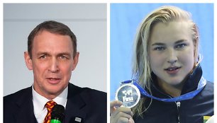 Arvydas Juozaitis ir Rūta Meilutytė