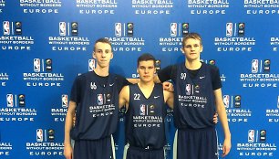 Arnoldas Kulboka, Eimantas Stankevičius, Rokas Gadiliauskas dalyvavo „Basketball Without Borders“ stovykloje