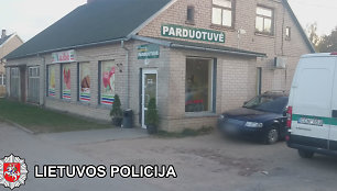 Apiplėšta parduotuvė