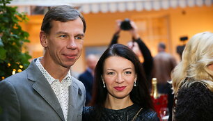 Laura Blaževičiūtė su vyru Andriumi Pranckevičiumi