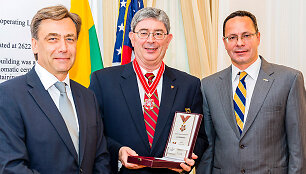 G.Weigelis apdovanotas diplomatijos žvaigžde
