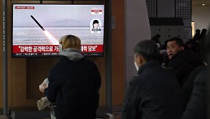Naujausias &Scaron;iaurės Korėjos bandymas / JUNG YEON-JE / AFP