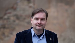 Vilniaus universiteto Komunikacijos fakulteto dekanas doc. dr. Andrius Vaišnys. 