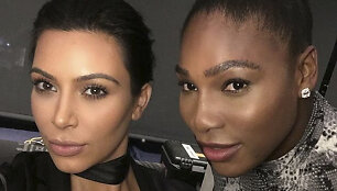 Kim Kardashian ir Serena Williams