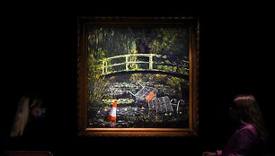 Banksy kūrinys &bdquo;Parodyk man Monet&ldquo; 
