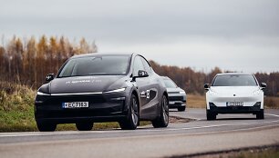 &bdquo;Lietuvos metų automobilis 2026&ldquo; elektromobilių bandymai