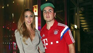 Mario Goetze ir Ann Kathrin Brommel