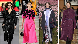 Giedrė Dukauskaitė ant (i&scaron; kairės) &bdquo;Sonia Rykiel&ldquo;, &bdquo;Oscar de la Renta&ldquo;, &bdquo;Tory Burch&ldquo; ir &bdquo;Altuzarra&ldquo; podiumų