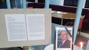Pagerbtas profesoriaus Stasio Vaitekūno atminimas.