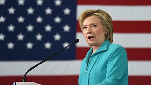 Hillary Clinton gali tapti pirmąją moterimi, tapusia JAV prezidente