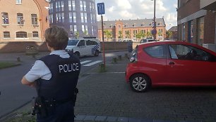 Belgijos policininkė Šarlerua mieste