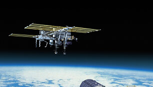 Kompanijos &bdquo;Orbital&ldquo; raketos kosminio laivo &bdquo;Cygnus&ldquo; susijungimas su TKS