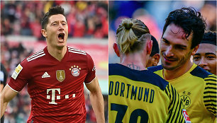 „Bayern“ ir „Borussia“ klubai iškovojo pergales