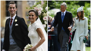 Pippa Middleton ir Jamesas Matthewsas, Davidas Matthewsas su žmona Jane