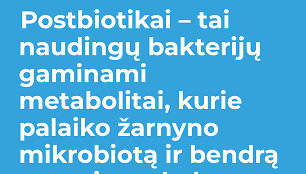 Kas yra postbiotikai ir kodėl jie svarbūs?