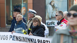 Lietuvos pensininkų partijos mitingas 