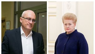 Stasys Jakeliūnas ir Dalia Grybauskaitė