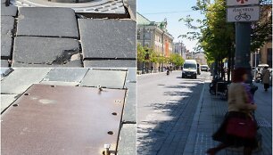 Gedimino prospekto stulpeliai