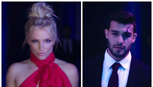 Samas Asghari ir Britney Spears vaizdo klipe „Slumber Party“