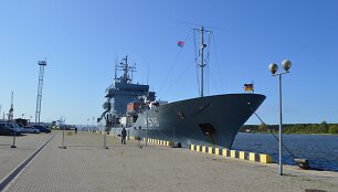 NATO laivai Klaipėdos uoste
