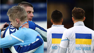 Vitalijus Mykolenka ir Oleksandras Zinčenka bei kiti &bdquo;Manchester City&ldquo; futbolininkai