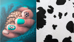 Karvės odos raštas – kaip juo paįvairinti manikiūrą?