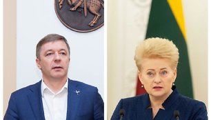 Ramūnas Karbauskis ir Dalia Grybauskaitė