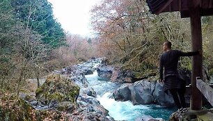 Jokūbas Laukaitis Niko mieste Japonijoje