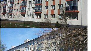 Pu&scaron;yno gatvės 29-ojo namo renovacija. Vaizdas: po ir prie&scaron;.