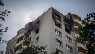 Čekijoje pareik&scaron;ti kaltinimai vyrui dėl 11 gyvybių pareikalavusio daugiabučio gaisro