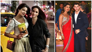 Priyanka Chopra su geriausia drauge Meghan Markle ir mylimuoju Nicku Jonasu