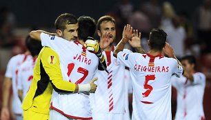 „Sevilla“ futbolininkai laimėjo derbį