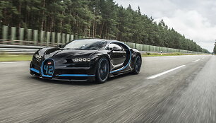 Juanas Pablo Montoya pasiekė naują rekordą su &bdquo;Bugatti Chiron&ldquo;