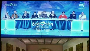 &bdquo;Eurovizijos&ldquo; atrankos komisija finale ir Leonardo da Vinčio freska &bdquo;Paskutinė vakarienė&ldquo; 