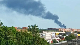 Gaisras Klaipėdos rajone