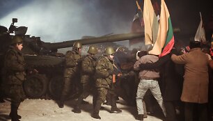&bdquo;Mes dainuosim&ldquo; filmavimo akimirka