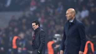 Unai Emery ir Zinedine'as Zidane'as