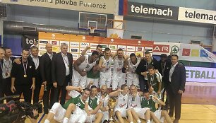 &bdquo;Union Olimpija&ldquo; krep&scaron;ininkai &ndash; Slovėnijos supertaurės laimėtojai